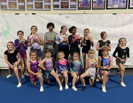 gymnastics at Katies